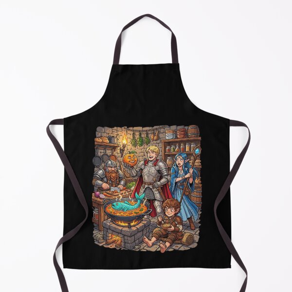 Item preview, Tavern Knight And Wizard Cooking Cauldron designed and sold by TeeARTHY.
