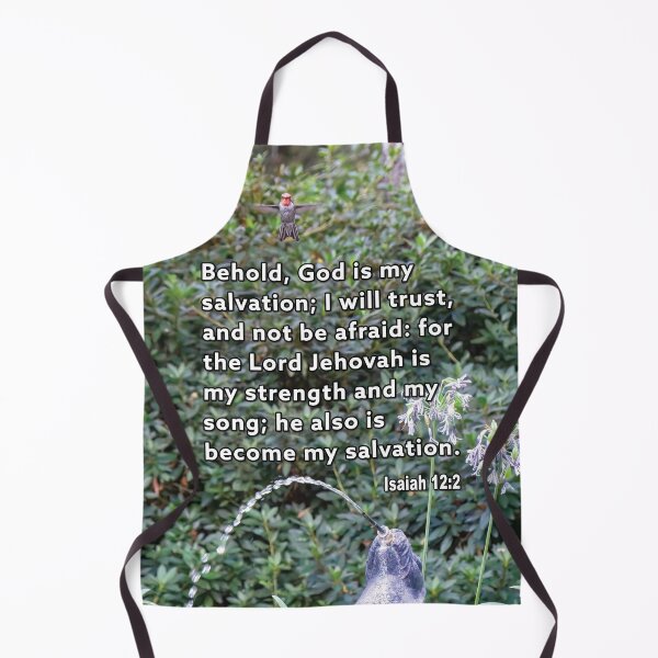 Item preview, Isaiah 12:2 God Is My Salvation - Hummingbird Photograph designed and sold by InsprtnlArtbyDP.