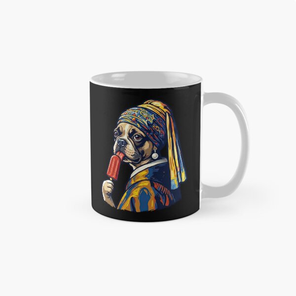 Item preview, Girl With A Pearl Earring French Bulldog   designed and sold by TeeARTHY.