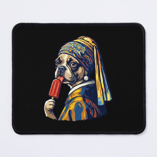 Item preview, Girl With A Pearl Earring French Bulldog designed and sold by TeeARTHY.