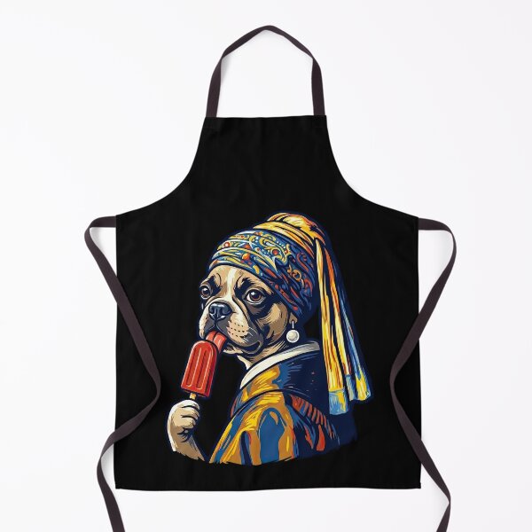 Item preview, Girl With A Pearl Earring French Bulldog designed and sold by TeeARTHY.