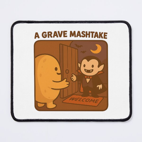 Item preview, Grave Mashtake Potato Vampire Halloween — Funny Trick or Treat Gift designed and sold by Tater Tales.