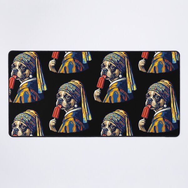 Item preview, Girl With A Pearl Earring French Bulldog designed and sold by TeeARTHY.