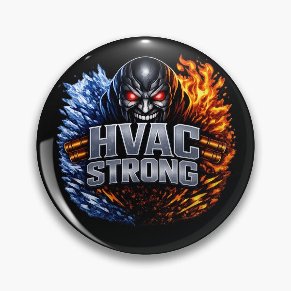 Item preview, HVAC Strong - Heat & Ice Technician Power Graphic designed and sold by FrozenHeat97.