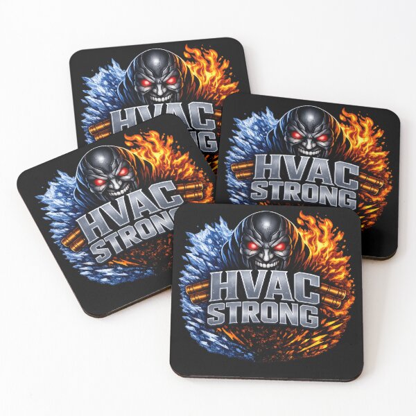 Item preview, HVAC Strong - Heat & Ice Technician Power Graphic designed and sold by FrozenHeat97.
