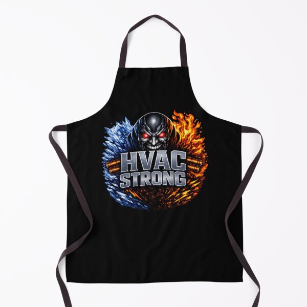 Item preview, HVAC Strong - Heat & Ice Technician Power Graphic designed and sold by FrozenHeat97.