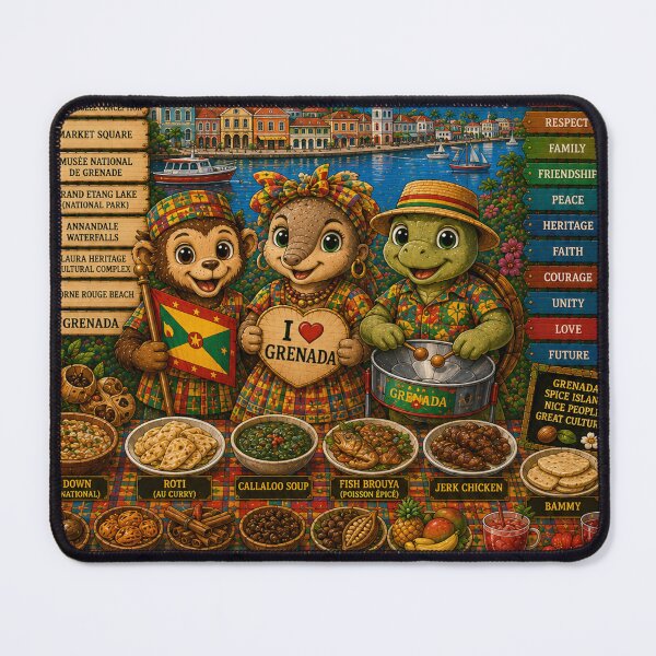 Item preview, Grenade Saint George’s – Spice Island, Nature and Hospitality designed and sold by Cifi64.