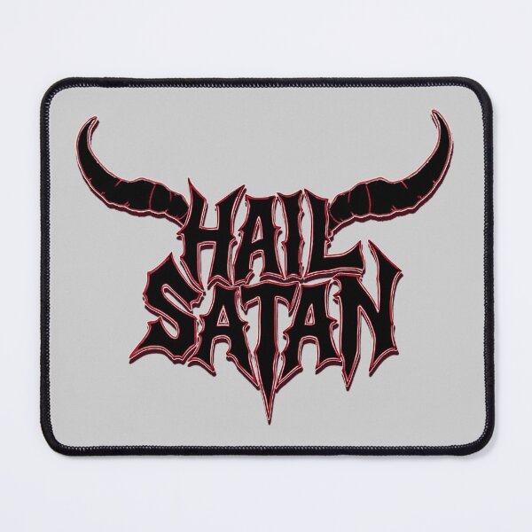 Item preview, HAIL SATAN (Horny) designed and sold by ArThrobDesigns.