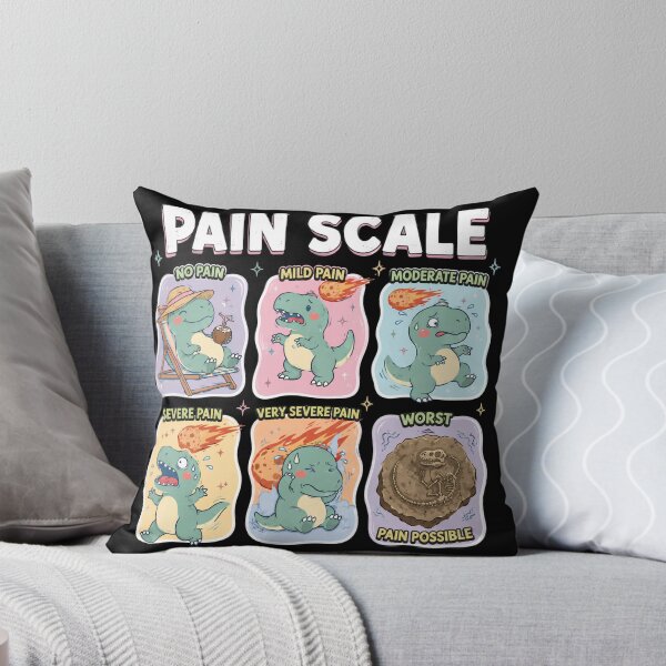Item preview, Dinosaur Pain Scale Funny Nurse RT Sarcastic Dinosaur Medical designed and sold by VGAfanatic.