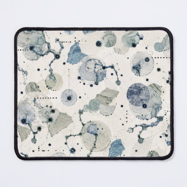 Item preview, Blue Watercolor Bubble Pattern | Abstract Ink Seamless Surface Design designed and sold by SWSandraWechner.