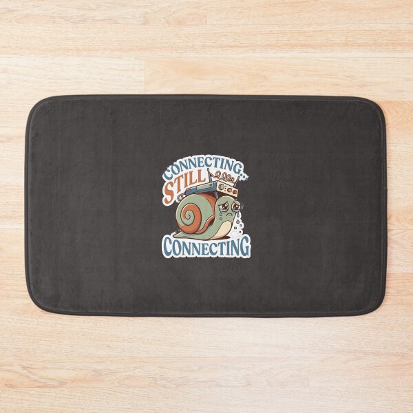 Item preview, Funny Retro Snail Connecting Still Connecting WiFi Joke designed and sold by SandyPlace.