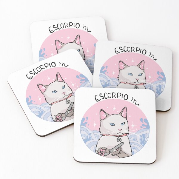 Item preview, Gato Escorpio Signo Zodiacal designed and sold by elgatoysuhumana.