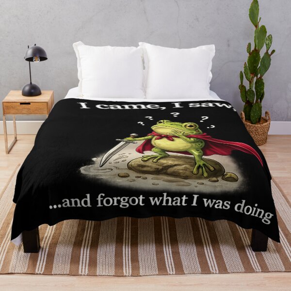 Item preview, I Came I Saw Forgot What I Was Doing Funny Frog Meme designed and sold by LASTIQUE-dd.