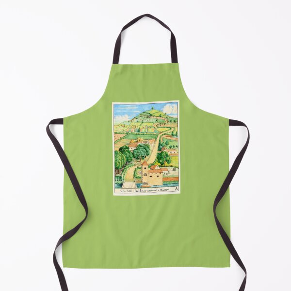 Item preview, The Hill - Hobbiton - Tolkien Vintage Art designed and sold by booksnbobs.