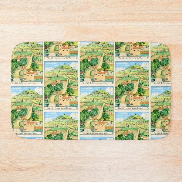 Item preview, The Hill - Hobbiton - Tolkien Vintage Art designed and sold by booksnbobs.