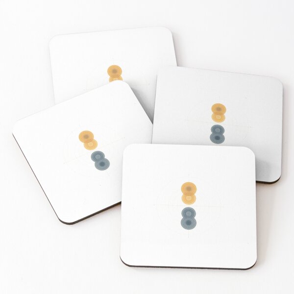 Item preview, Geometric Abstract Diagram Minimalist Circular Art designed and sold by ByKayaPrints.