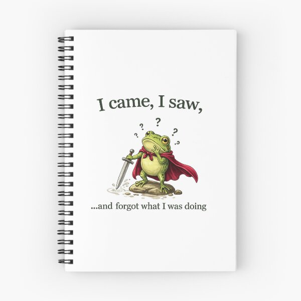 Item preview, I Came I Saw Forgot What I Was Doing Funny Frog Meme designed and sold by LASTIQUE-dd.