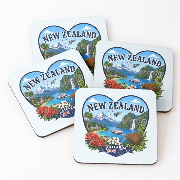 Item preview, New Zealand Heart Shape Design designed and sold by Myra365Art.