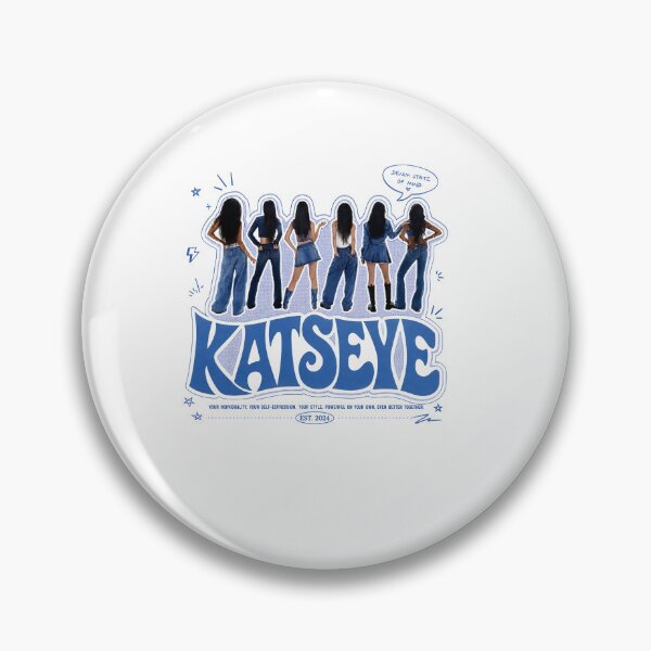 Item preview, Katseye Denim State Graphic Tee, Y2K Girl Group Shirt, Retro Kpop Fashion Merch, Eyekon Fan Gift Top, Comfort Colors Shirt designed and sold by BerryHand.