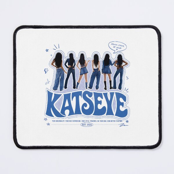 Item preview, Katseye Denim State Graphic Tee, Y2K Girl Group Shirt, Retro Kpop Fashion Merch, Eyekon Fan Gift Top, Comfort Colors Shirt designed and sold by BerryHand.