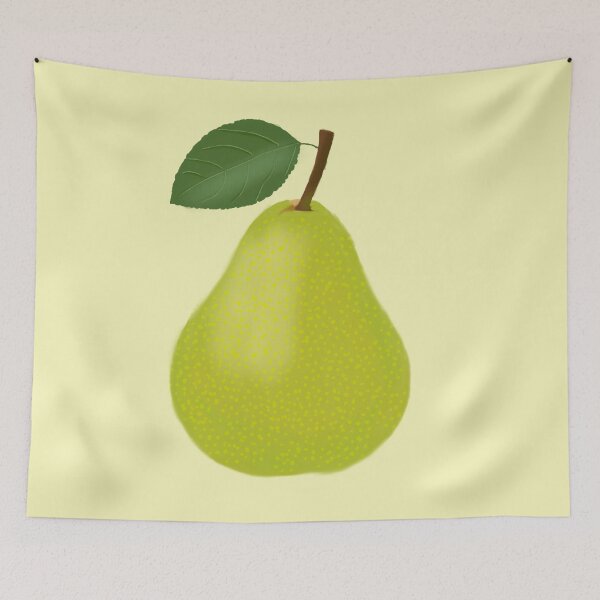 Item preview, One Pear Fruit Minimal Line Art designed and sold by Silver  Stone.
