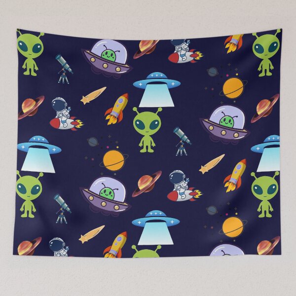 Item preview, Ufo, Space Collage designed and sold by Tanya Zevallos.