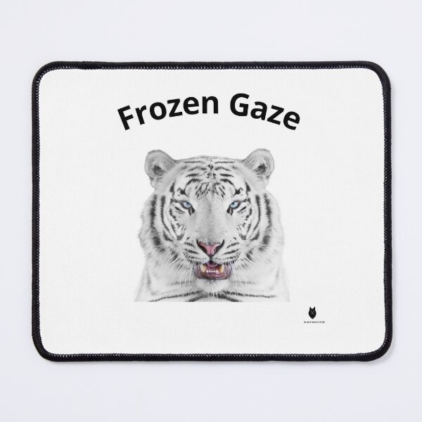Item preview, Frozen Gaze | White Tiger Portrait designed and sold by Bwolf1956.