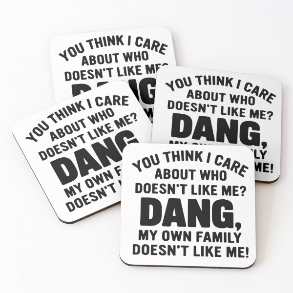 Item preview, You Think I Care Who Doesn't Like Me designed and sold by INKRebelGraphic.