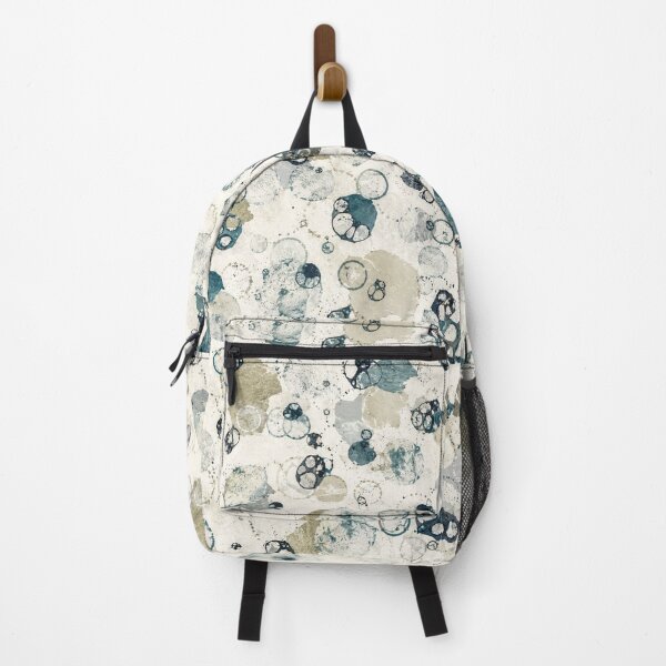 Item preview, Organic Ink Bubble Pattern | Modern Blue Watercolor Seamless Print designed and sold by SWSandraWechner.