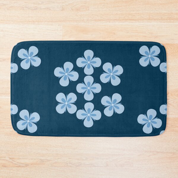 Item preview, Retro Blue Flower Cluster Seamless Pattern. designed and sold by Jyoti-Quotes.