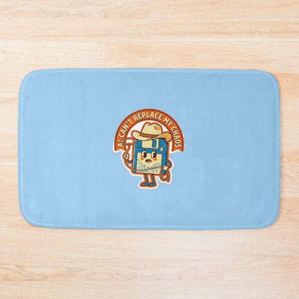 Item preview, AI Cant Replace My Chaos Retro Floppy Disk Cowboy designed and sold by SandyPlace.