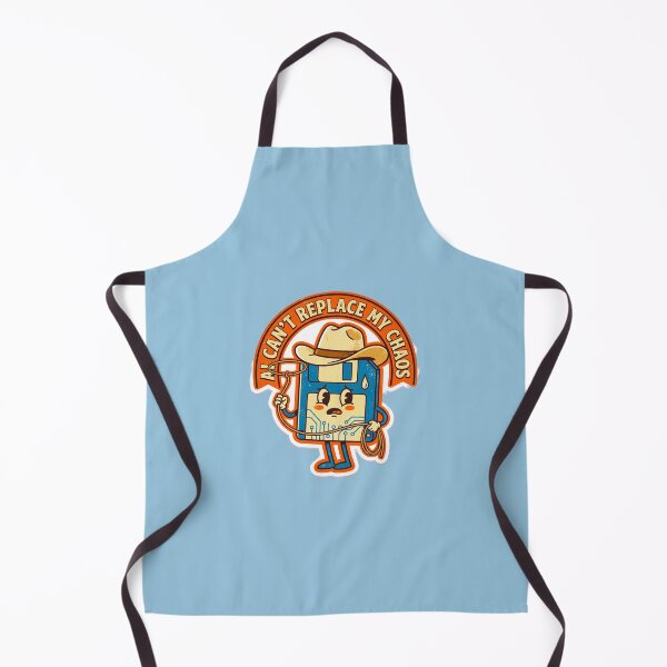 Item preview, AI Cant Replace My Chaos Retro Floppy Disk Cowboy designed and sold by SandyPlace.