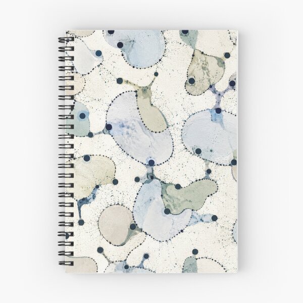 Item preview, Abstract Watercolor Cell Pattern | Organic Blue Seamless Surface Design designed and sold by SWSandraWechner.