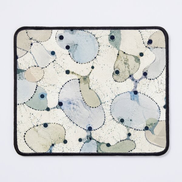 Item preview, Abstract Watercolor Cell Pattern | Organic Blue Seamless Surface Design designed and sold by SWSandraWechner.