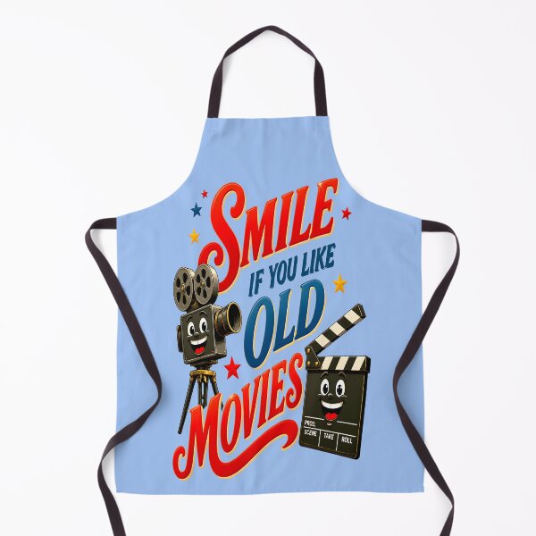 Item preview, SMILE IF YOU LIKE OLD MOVIES DESIGN 1 designed and sold by DigitalandPhoto.