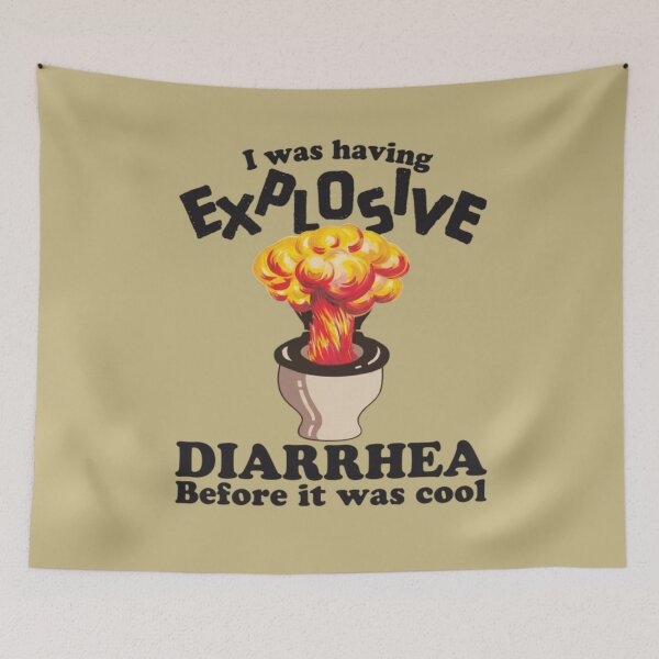 Item preview, I was Having Explosive Diarrhea Before It was Cool Funny designed and sold by LASTIQUE-dd.