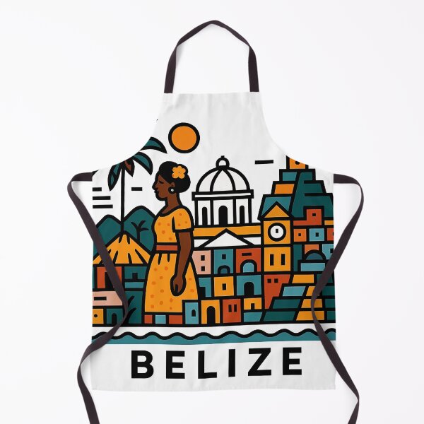 Item preview, Belize Travel Souvenir - Mayan Pyramid & Toucan Illustration designed and sold by OzzFrequency.