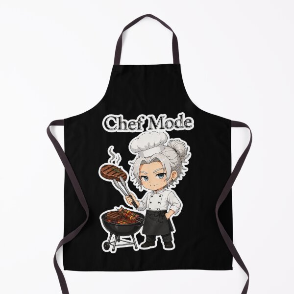 Item preview, Cute Anime Grill Chef - BBQ Steak Lover Gift designed and sold by House of Rein.