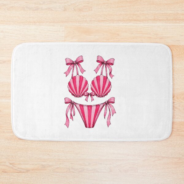 Item preview, Bow Seashell Coastal Bikini Swimsuit Beach Summer  Pink Girl designed and sold by BornBorn.