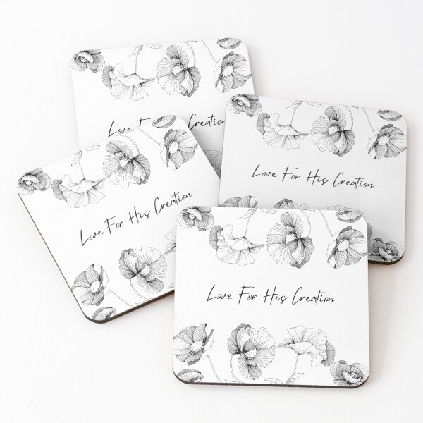 Item preview, Love For His Creation No. 2 - Black Motif designed and sold by AWorthyLove.