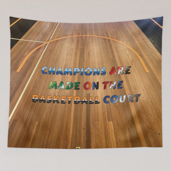 Item preview, Champions are Made on the Basketball Court #6 designed and sold by Holy JM Designs.