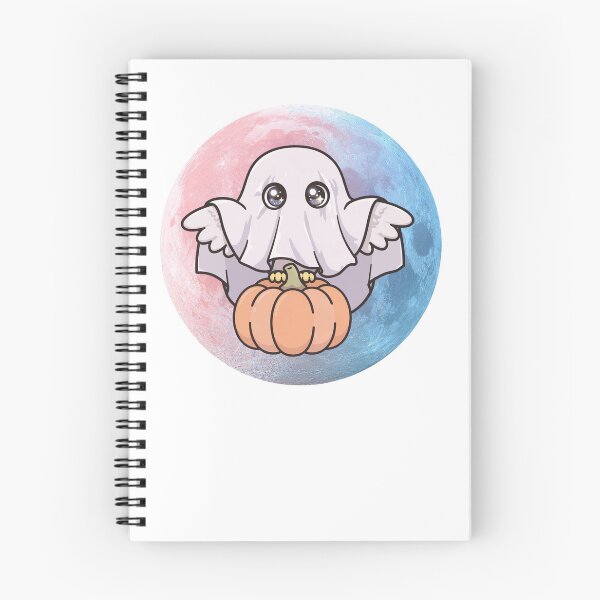 Item preview, Cute Ghost Owl Pumpkin Pastel Moon Halloween designed and sold by Neurospicy Trolls.