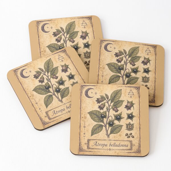 Item preview, Atropa belladonna – Witchy Herbarium Collector’s Edition designed and sold by JOANNASKAH.