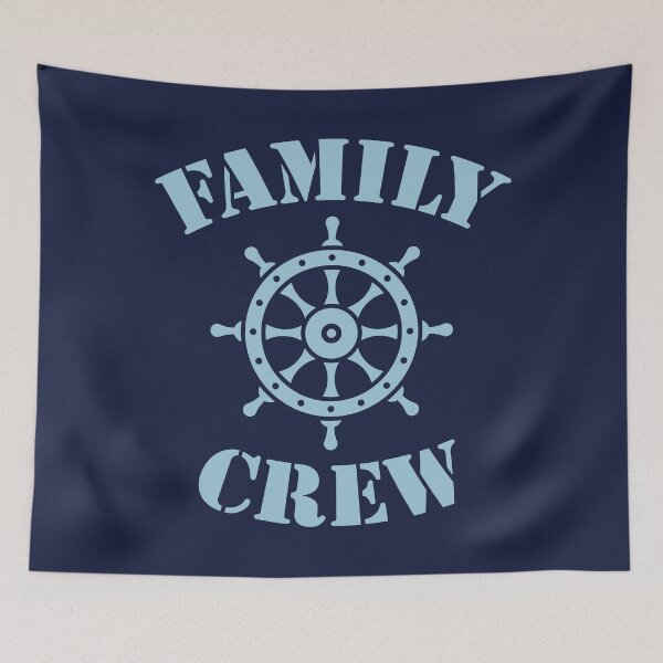 Item preview, Family Crew (Ship's Wheel / Crew Complement / Skyblue) designed and sold by MrFaulbaum.
