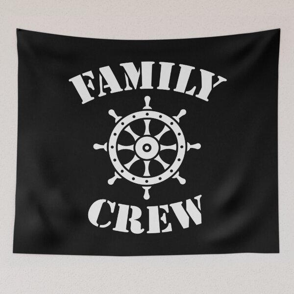 Item preview, Family Crew (Ship's Wheel / Crew Complement / White) designed and sold by MrFaulbaum.