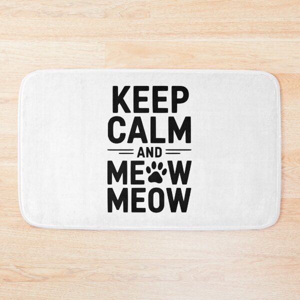Item preview, Keep Calm and Meow Meow designed and sold by Frank Ring.