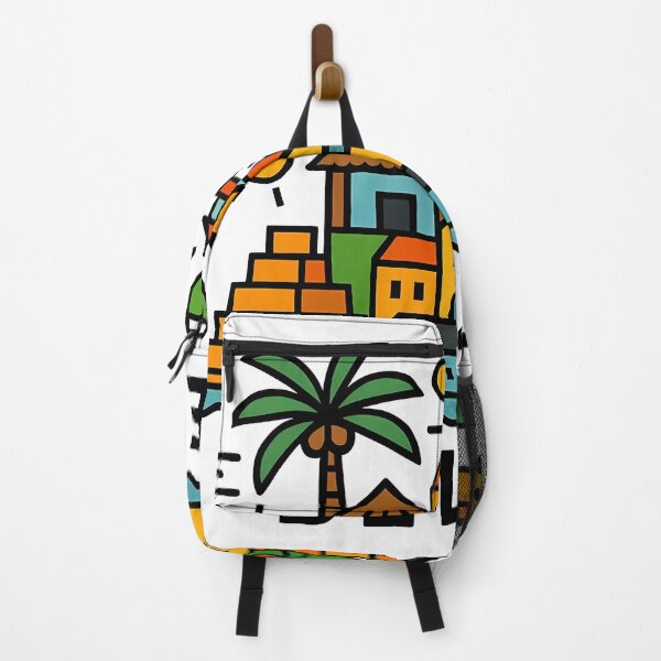 Item preview, Belize Travel Souvenir - Mayan Pyramid & Toucan Illustration designed and sold by OzzFrequency.
