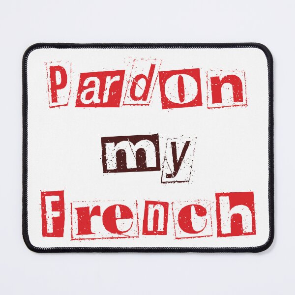 Item preview, Copy of Pardon My French Distressed Ransom Note designed and sold by BetweenForms.