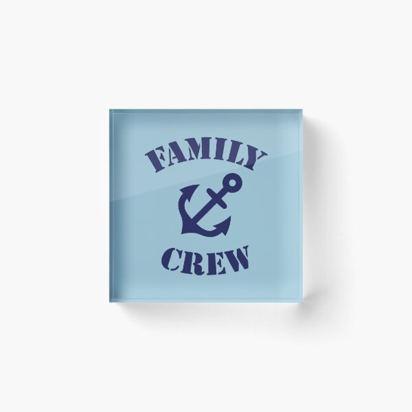 Item preview, Family Crew (Anchor / Crew Complement / Navy) designed and sold by MrFaulbaum.