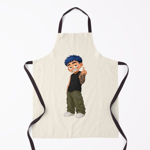 Item preview, Cheeky Chibi Boy Flipping Off | Tattoo Streetwear Cartoon Character designed and sold by looplandger.